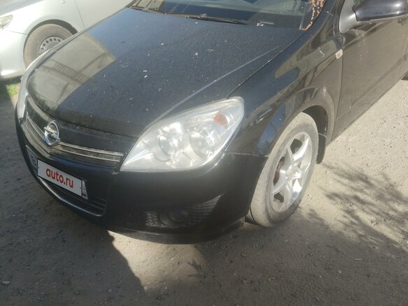 2007 Opel Astra H Рестайлинг, чёрный, 550000 рублей - вид 2