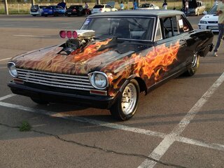 1967 Chevrolet Nova III, чёрный, 4400000 рублей, вид 1