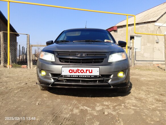 2013 Lada (ВАЗ) Granta I, серый, 540000 рублей - вид 1