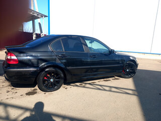 2003 BMW 3 серии 318i IV (E46) Рестайлинг, чёрный, 1300000 рублей, вид 2