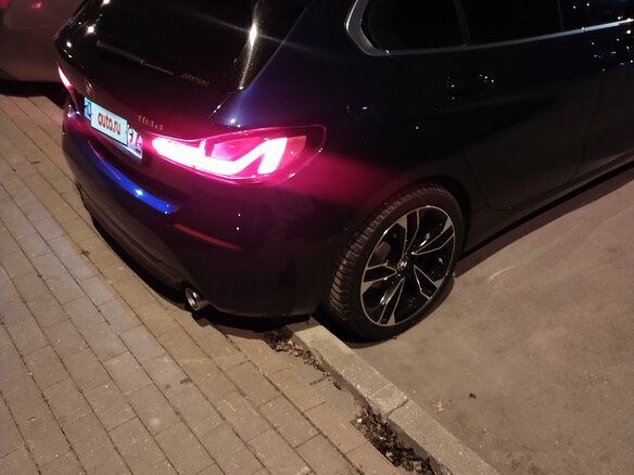 2020 BMW 1 серии 118d III (F40), синий, 2900000 рублей - вид 12