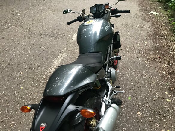 2001 Ducati Monster S4, серый - вид 9