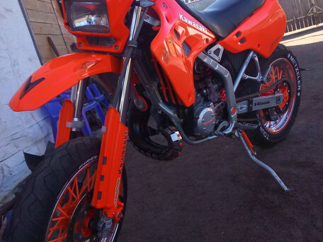1995 Kawasaki KDX 125, зелёный, 275000 рублей, вид 4