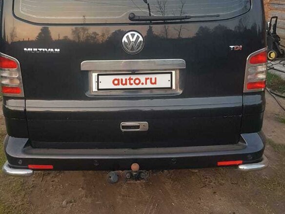 2007 Volkswagen Multivan T5, чёрный - вид 4