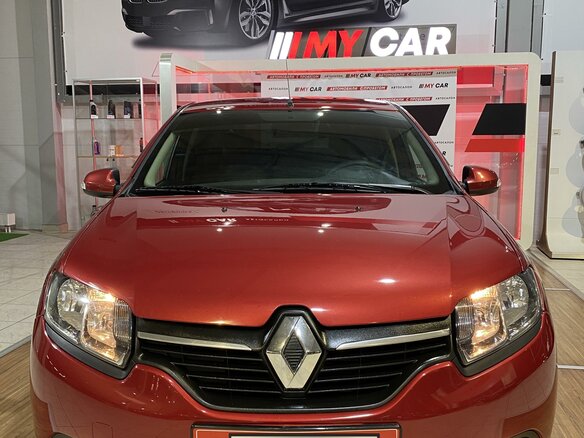 2014 Renault Logan II, красный - вид 1