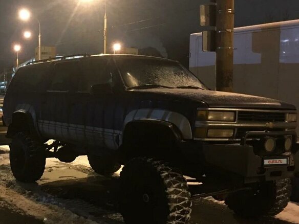 1996 Chevrolet Suburban VIII, синий - вид 1