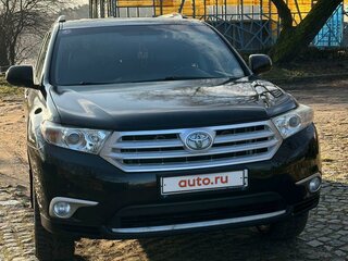 2013 Toyota Highlander II (XU40) Рестайлинг, чёрный, 1850000 рублей, вид 1