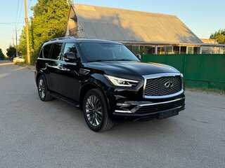 2018 Infiniti QX80 I Рестайлинг 2, чёрный, 3700000 рублей, вид 1