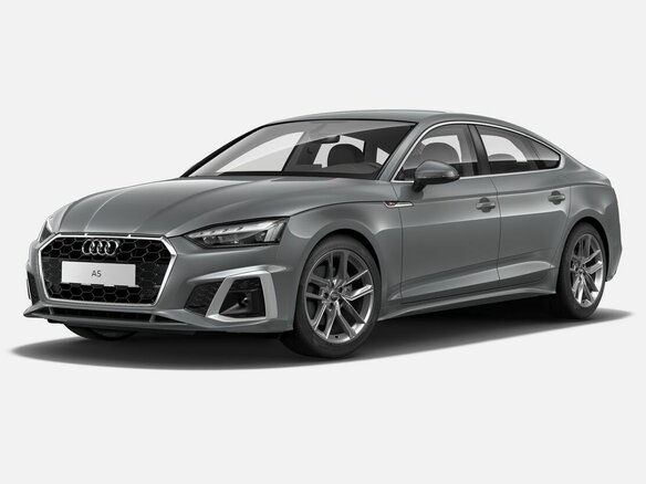 2021 Audi A5 45 TFSI II (F5) Рестайлинг, серый