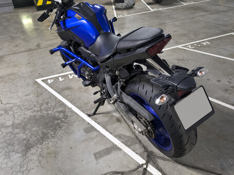 2018 Yamaha MT-07 (FZ-07), синий, 700000 рублей, вид 1