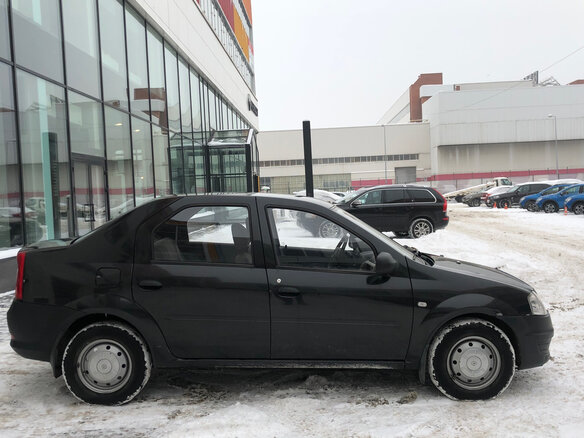 2010 Renault Logan I Рестайлинг, чёрный - вид 5