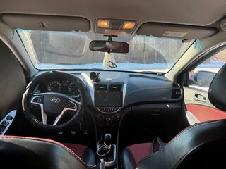 2011 Hyundai Solaris I, фиолетовый, 850000 рублей, вид 4