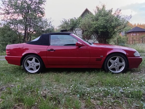 1994 Mercedes-Benz SL-Класс 320 IV (R129), красный, 4400000 рублей - вид 6