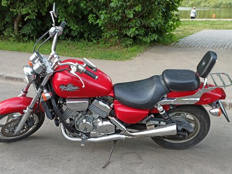 1995 Honda Magna, красный, 400000 рублей, вид 5