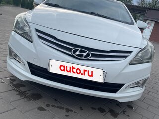 2015 Hyundai Solaris I Рестайлинг, белый, 615000 рублей, вид 1