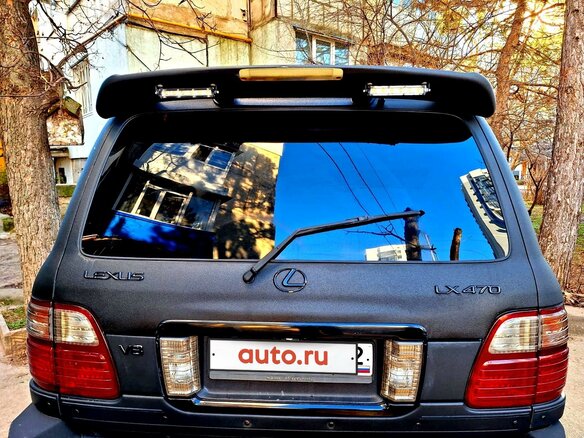 2005 Lexus LX 470 II Рестайлинг, чёрный, 2100000 рублей - вид 9
