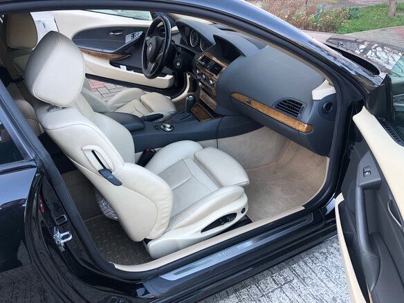 2005 BMW 6 серии 645i II (E63/E64), чёрный - вид 5