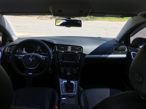 2014 Volkswagen Golf VII, серебристый - вид 10