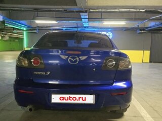 2007 Mazda 3 I (BK) Рестайлинг, синий, 599000 рублей, вид 4