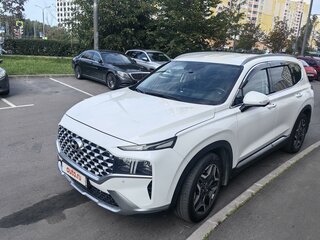 2021 Hyundai Santa Fe IV Рестайлинг, белый, 3690000 рублей, вид 4