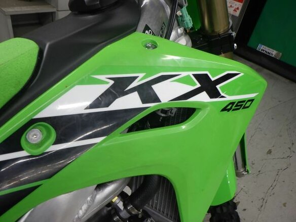 2023 Kawasaki KX 450, зелёный, 700000 рублей - вид 9