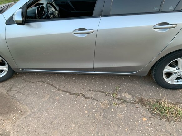 2012 Mazda 3 II (BL) Рестайлинг, серебристый - вид 2