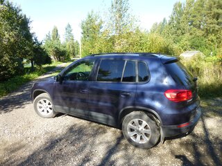 2014 Volkswagen Tiguan I Рестайлинг, синий, 700000 рублей, вид 3