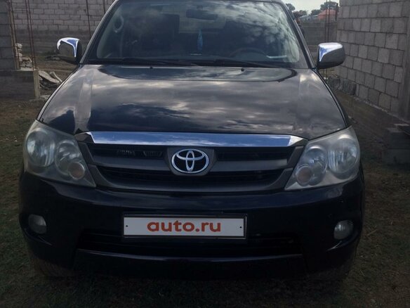 2008 Toyota Fortuner I, чёрный - вид 1