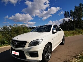 2012 Mercedes-Benz M-Класс AMG 63 AMG III (W166), белый, 2750000 рублей, вид 1