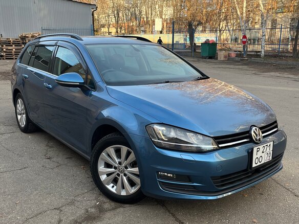 2015 Volkswagen Golf VII, синий, 1000000 рублей - вид 1