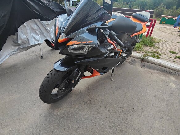 2006 Yamaha YZF-R6, оранжевый, 560000 рублей - вид 1