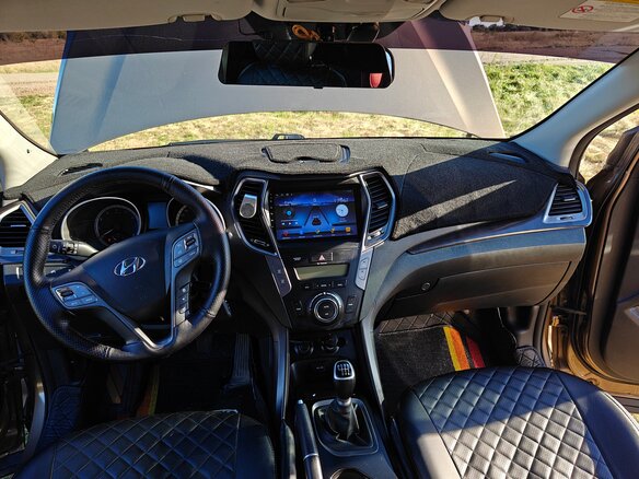 2012 Hyundai Santa Fe III, золотистый, 1600000 рублей - вид 11