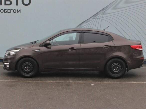 2016 Kia Rio III Рестайлинг, коричневый, 1300000 рублей - вид 7