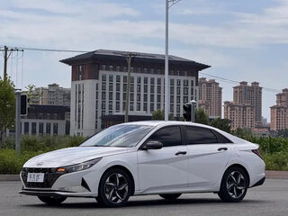 2022 Hyundai Elantra VII (CN7), белый, 1400000 рублей, вид 1