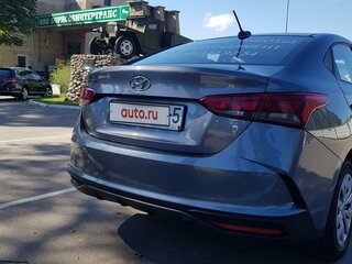 2021 Hyundai Accent V Рестайлинг, серый, 1298343 рублей, вид 2