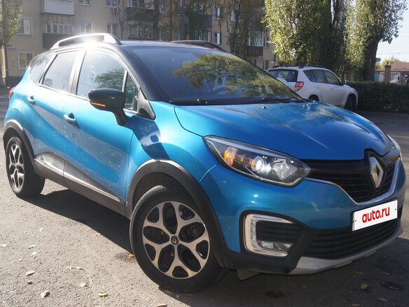 2017 Renault Kaptur I, голубой, 1325000 рублей