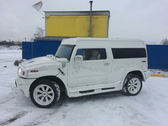 2007 Hummer H2 I, белый