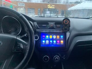 2013 Kia Rio III, чёрный, 690000 рублей, вид 4