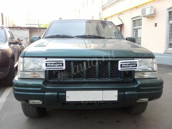 1998 Jeep Grand Cherokee I (ZJ) Рестайлинг, зелёный - вид 4