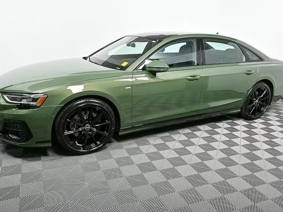 2024 Audi A8 Long 55 TFSI IV (D5) Рестайлинг, зелёный, 14477965 рублей - вид 1