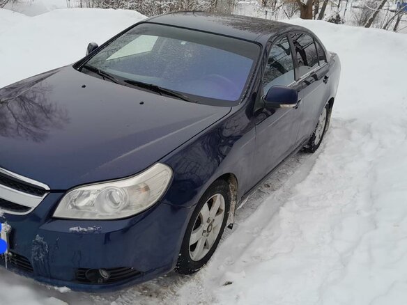 2007 Chevrolet Epica V250, синий, 690000 рублей - вид 12