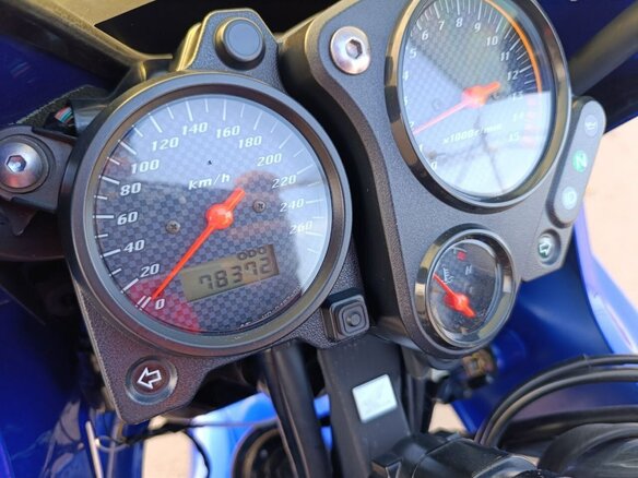 2001 Honda CB 600S, синий, 420000 рублей - вид 9