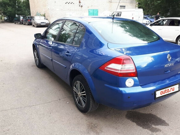 2008 Renault Megane II Рестайлинг, синий - вид 6