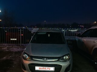 2014 Lada (ВАЗ) Kalina II, серебристый, 570000 рублей, вид 4