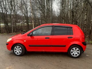 2006 Hyundai Getz I Рестайлинг, красный, 330000 рублей, вид 4
