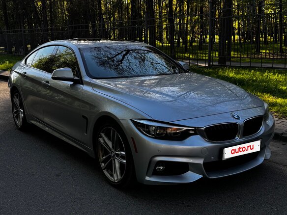 2017 BMW 4 серии Gran Coupe 430i F32/F33/F36 Рестайлинг, серебристый, 1950000 рублей - вид 1