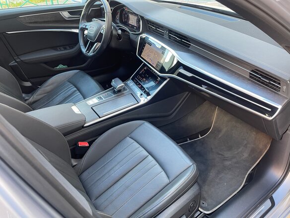 2020 Audi A6 45 TDI V (C8), серебристый, 6500000 рублей - вид 9