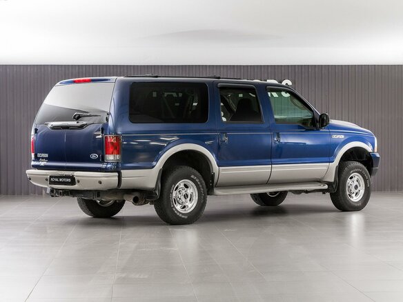 2003 Ford Excursion, синий - вид 3