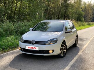 2012 Volkswagen Golf VI, белый, 1075000 рублей, вид 3