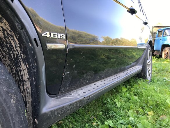 2003 BMW X5 4.6is I (E53), чёрный, 619000 рублей - вид 9